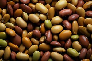 Beans, a beloved ingredient used in diverse cuisines worldwide AI Generated photo