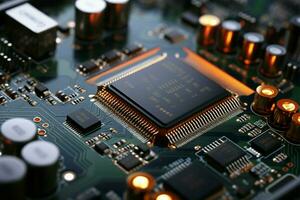 3D circuit board next gen technology for compact, high performance electronics AI Generated photo