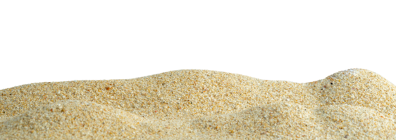 dune of sand grain isolated png