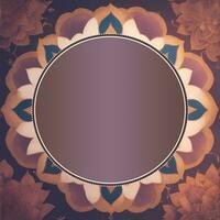 Happy Diwali template with blank space or image space on a festival-look background by Ai generated photo