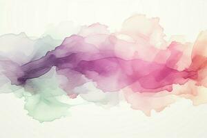 Expressive watercolor paint stains, ideal for adding flair to your design AI Generated photo