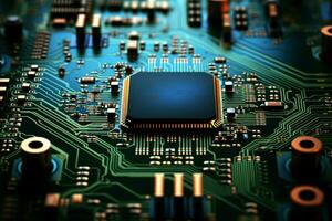 Circuit boards play a pivotal role in electronic device functionality AI Generated photo