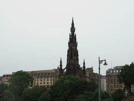 Mound hill in Edinburgh photo