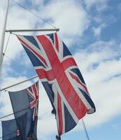 bandera union jack del reino unido foto