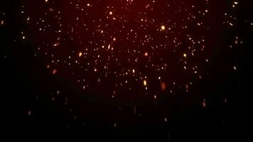 Fire particle background after effect video