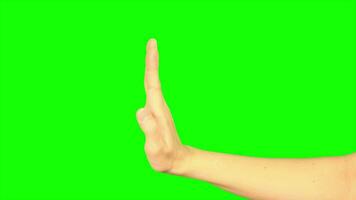 Hand, green screen, hand on green background video