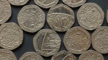 Pound coins, United Kingdom photo