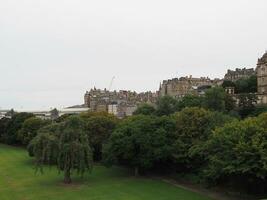 Mound hill in Edinburgh photo