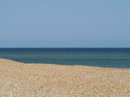 sea seen from beach photo