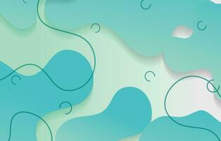 abstract gradient dynamic fluid shapes background design template vector