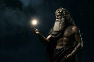 Greek god Erebus. Generate ai photo