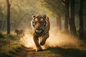 bengal tiger wallpaper ai generated photo