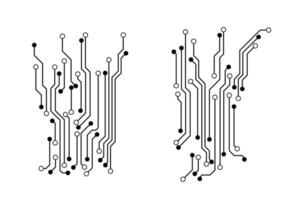 vector circuito tablero modelo para antecedentes tecnología