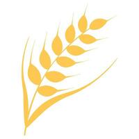 agricultura trigo vector ilustración diseño modelo. elementos de trigo grano, trigo orejas, semilla o centeno, prosperidad símbolo