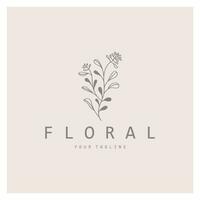 Elegant floral and leaf frame. Delicate botanical vector illustration for labels, spas, corporate identity, and wedding invitations