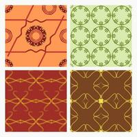 a collection of artistic and elegant seamless patterns. Perfect for home, office, invitation, fabric and other design projects. vector