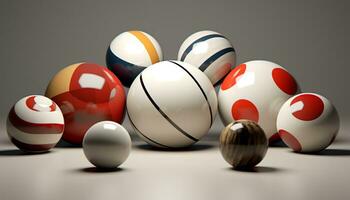 3D small set ball photo