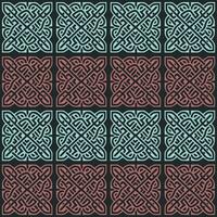 Celtic seamless pattern. Abstract vintage geometric wallpaper. Vector illustration.