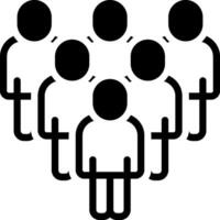 solid icon for many vector