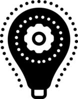 solid icon for generating vector