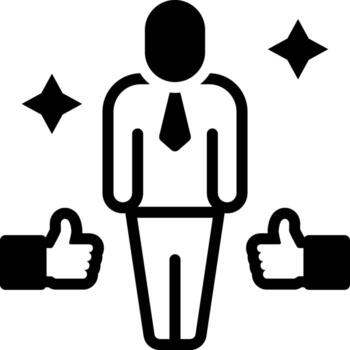 solid icon for respectively vector