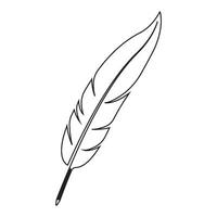 Quill pen logo vector