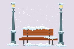 Winter activities. Winter concept. Colored flat vector illustration isolated.