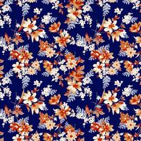 floral abstract pattern suitable for textile and printing needs vector