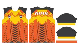 vistoso Deportes jersey diseño para sublimación o fútbol niño diseño para impresión por sublimación vector