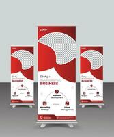 Business promotion Roll up banner,Modern x-banner and flag-banner advertising,Business Roll Up Set,Modern Exhibition roll-up design,Business Roll up banner vertical template design. vector