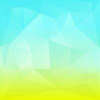 a blue and yellow abstract background with triangles vector