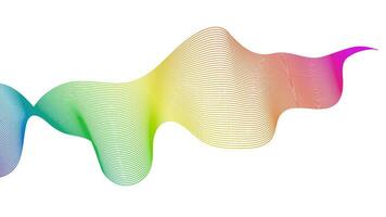 Abstract backdrop with wave gradient lines vector