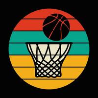 Basketball Vector T Shirt Design.