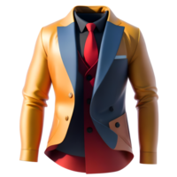 versatilidad de creativo traje chaqueta de sport diferente color diseño ai generativo png
