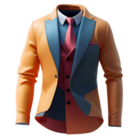 Polyvalence de Créatif costume blazer différent Couleur conception ai génératif png