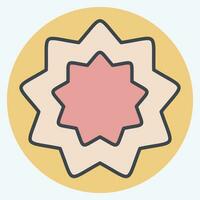 Icon Carcinogen. related to World Cancer symbol. color mate style. simple design editable. simple illustration vector