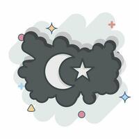 Icon Turkey Map. related to Turkey symbol. comic style. simple design editable. simple illustration vector