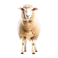 Sheep front view  Generative Ai png