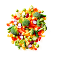 broccoli frysta grönsaker frysta mat generativ ai png