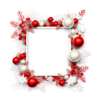 frames christmas santa claus ,  Generative Ai png