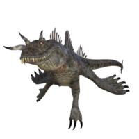 aquário dinossauro isolado 3d png