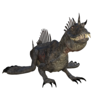 acquadron dinosauro isolato 3d png