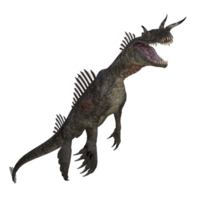 aquadron dinosaurie isolerat 3d png