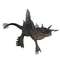 aquário dinossauro isolado 3d png