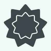 Icon Carcinogen. related to World Cancer symbol. glyph style. simple design editable. simple illustration vector