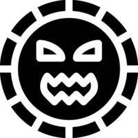 esta icono o logo es encontró acerca de hallowen festival o otro dónde eso explica el elementos relacionado a Víspera de Todos los Santos tal como propiedad etc y lata ser usado para web, solicitud y logo diseño vector