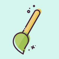 Icon Mop. related to Cleaning symbol. MBE style. simple design editable. simple illustration 1 vector