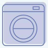 Icon Washing Machine. related to Cleaning symbol. two tone style. simple design editable. simple illustration vector