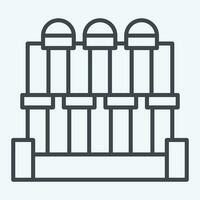 Icon City Of Ephesus. related to Turkey symbol. line style. simple design editable. simple illustration vector