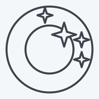 Icon Wink. related to Cleaning symbol. line style. simple design editable. simple illustration vector